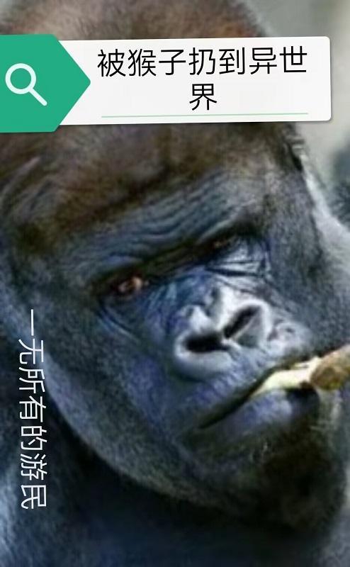 把猴子推到水里